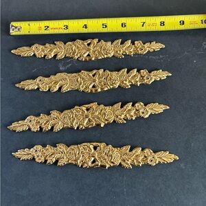 vintage Brass wall decorative brackets.